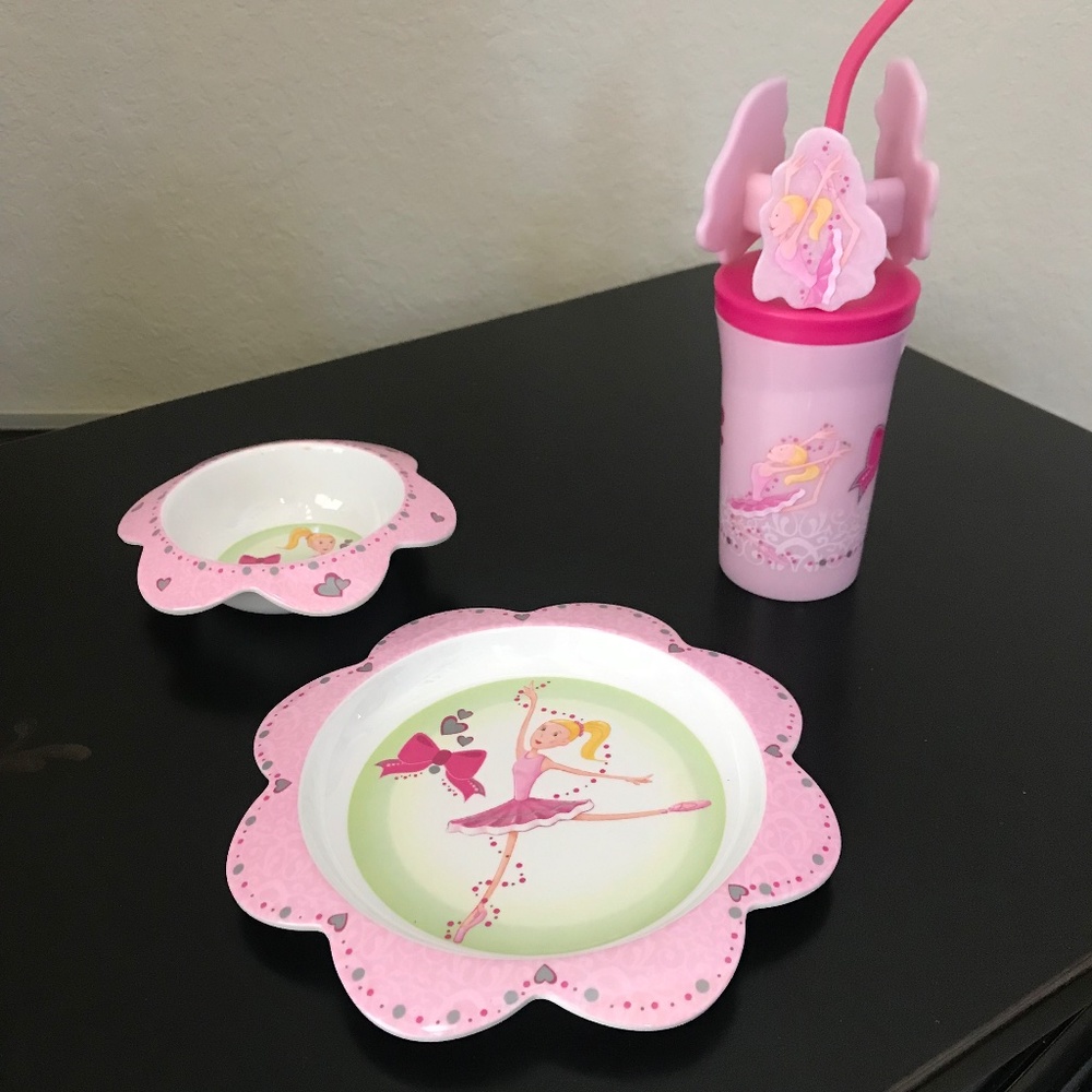 Ballerina 3PC plate setting.